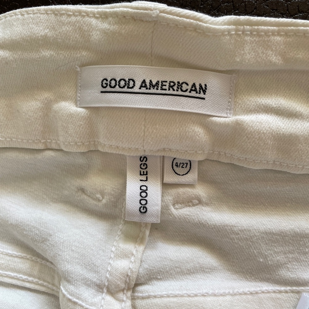 Good American, good legs painted stretchy denim!